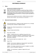 Preview for 28 page of Velleman PEREL PHW2000 User Manual