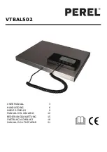 Velleman Perel VTBAL502 User Manual preview