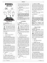 Preview for 1 page of Velleman PEREL WC216 User Manual