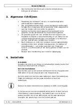 Предварительный просмотр 8 страницы Velleman PEREL WC229 User Manual