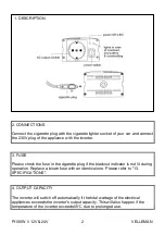 Preview for 3 page of Velleman PI15024BN Manual