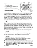 Preview for 12 page of Velleman PI3000B - 24V User Manual