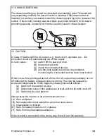 Preview for 6 page of Velleman PI300M User Manual