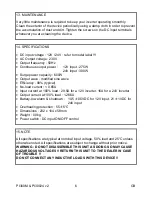 Preview for 7 page of Velleman PI300M User Manual