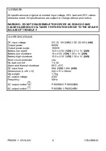 Preview for 9 page of Velleman PI60024BN User Manual