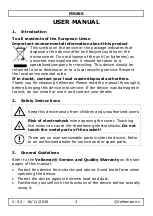 Предварительный просмотр 3 страницы Velleman PIR050 User Manual