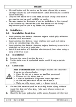 Preview for 4 page of Velleman PIR050 User Manual