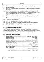 Preview for 6 page of Velleman PIR050 User Manual