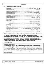 Preview for 12 page of Velleman PIR050 User Manual