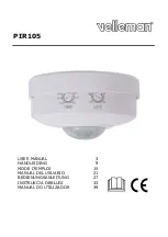 Предварительный просмотр 1 страницы Velleman PIR105 User Manual