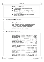 Preview for 7 page of Velleman PIR105 User Manual