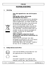 Preview for 9 page of Velleman PIR105 User Manual