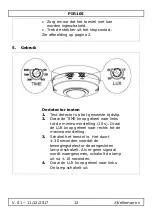 Предварительный просмотр 12 страницы Velleman PIR105 User Manual