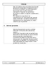 Preview for 22 page of Velleman PIR105 User Manual