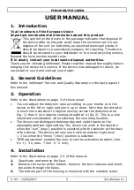 Preview for 4 page of Velleman PIR1200B User Manual