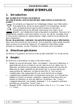 Preview for 10 page of Velleman PIR1200B User Manual