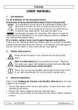 Preview for 2 page of Velleman PIR1300 User Manual