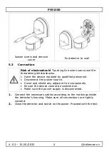 Предварительный просмотр 4 страницы Velleman PIR1300 User Manual