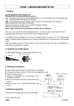 Предварительный просмотр 3 страницы Velleman PIR300 Manual