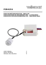 Velleman PIR415U User Manual предпросмотр