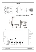 Предварительный просмотр 2 страницы Velleman PIR416 User Manual