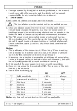 Preview for 4 page of Velleman PIR416 User Manual