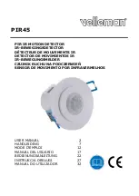 Предварительный просмотр 1 страницы Velleman PIR45 User Manual