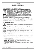 Preview for 3 page of Velleman PIR451 User Manual