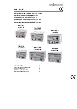 Velleman PS13 Series User Manual preview