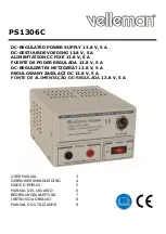 Preview for 1 page of Velleman PS1306C User Manual