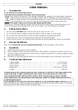 Preview for 3 page of Velleman PS1306C User Manual