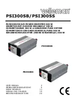 Предварительный просмотр 1 страницы Velleman PSI300SB User Manual