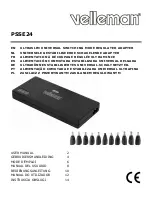 Velleman PSSE24 User Manual preview