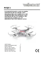 Velleman RCQC1 User Manual preview