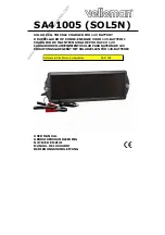 Предварительный просмотр 1 страницы Velleman SA41005 User Manual