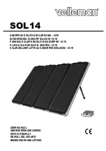 Velleman SOL14 User Manual preview