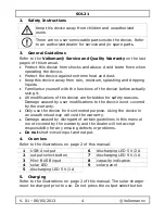 Preview for 4 page of Velleman SOL21 User Manual