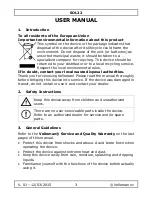 Preview for 3 page of Velleman SOL22 User Manual