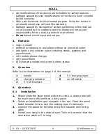 Preview for 4 page of Velleman SOL22 User Manual