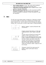 Preview for 6 page of Velleman SOL30UC12V User Manual