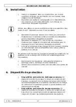 Preview for 17 page of Velleman SOL30UC12V User Manual