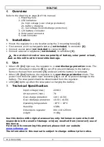 Preview for 4 page of Velleman SOL7UC User Manual