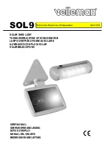 Preview for 1 page of Velleman SOL9 User Manual