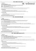 Preview for 1 page of Velleman SP50 SIMPLE CYCLE GUARD Quick Start Manual