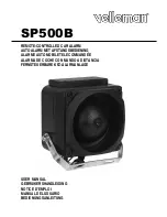 Preview for 1 page of Velleman SP500B User Manual