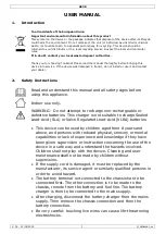 Предварительный просмотр 3 страницы Velleman Toolland AC30 User Manual