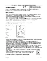 Preview for 1 page of Velleman TRCV3A Manual