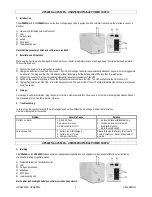 Velleman UPS400N Manual preview