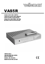 Velleman VAS5R User Manual предпросмотр