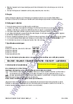 Preview for 8 page of Velleman Vdl15uv Manual